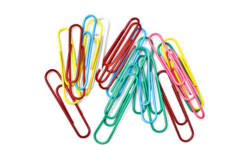 Colorful paperclips