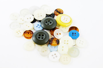 colorful buttons isolated