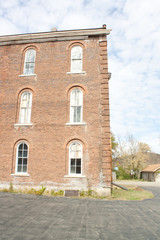 Obraz premium Side of Brick Building