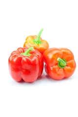 red pepper isolated on white