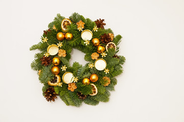 Golden wreath