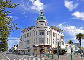 Fotobehang Nieuw-Zeeland Art Deco van Napier, Nieuw-Zeeland