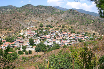 Obraz premium Cyprus village