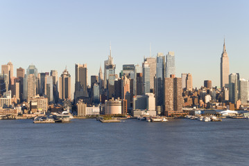 Fototapeta na wymiar Manhattan on the Hudson