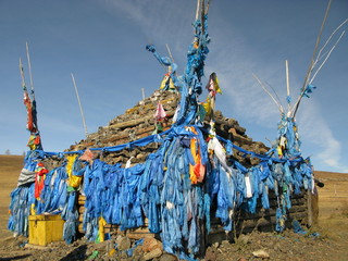 Mongolia - religion symbol of Mongolia (ovo)