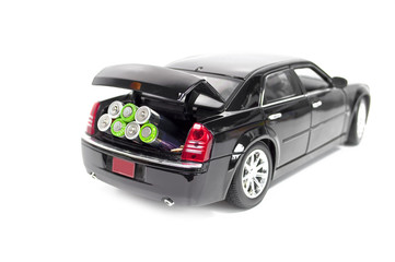 Auto mit Batterien