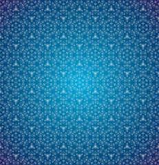 vector blue seamless background with snowflakes