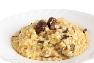 risotto with mushrooms - risotto ai funghi porcini
