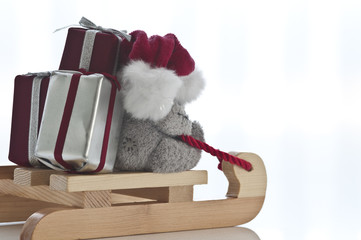 schlitten hinten