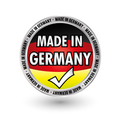Fototapeta na wymiar Made in Germany Button