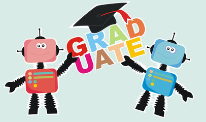 graduate (robot-kids-theme)