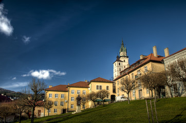The main square of city Kremnica, Slovakia