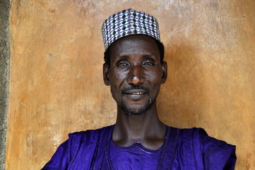 Einwohner Malis - Westafrika - obrazy, fototapety, plakaty