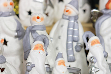 Weihnachtsmann Schneemann