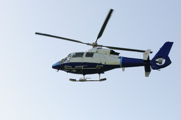 Fototapeta premium Rescue helicopter rescuing