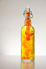 High Resolution  Bottle with deliberate vingetting