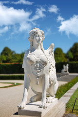 Belvedere park statue, Vienna