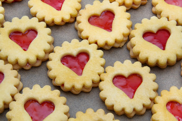 Hildabrötchen auf dem Backblech