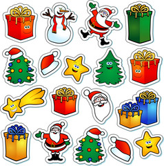 Christmas stickers