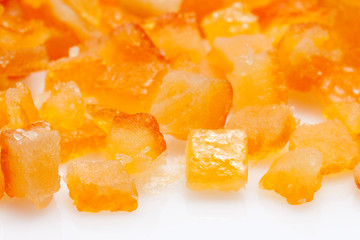 Nahaufnahme von Orangeat