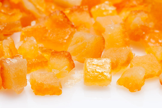 Nahaufnahme von Orangeat