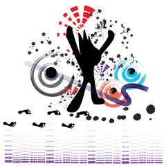 Music and Dancer Background
