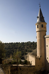 Castle moat - Segovia Alcazar - Spain