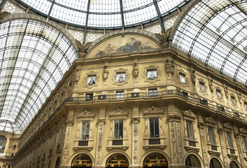 Obraz premium Galleria Vittorio Emanuele in Milano - dettaglio
