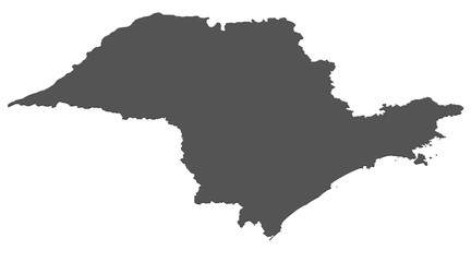 Karte von Sao Paulo - Brasilien