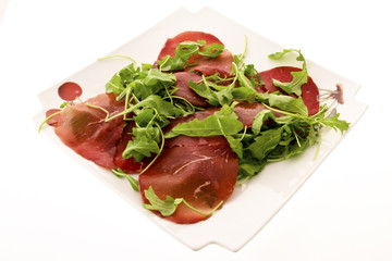 Rucola e speck