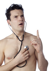 jeune homme hypocondriaque malade