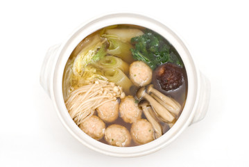 鶏のつくね鍋
