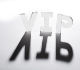 vip concept mot ombre et lumière