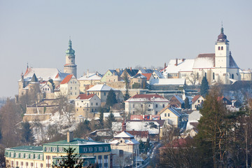 Nove Mesto nad Metuji in winter, Czech Republic