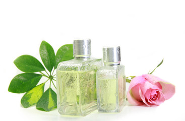 Perfume in a glass bottle