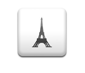 Boton cuadrado blanco Torre Eiffel