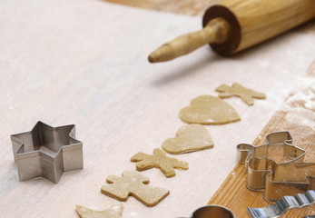 Baking Christmas Cookies