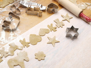 Baking Christmas Cookies