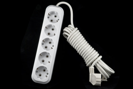 The electric socket and plug isolated