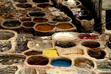Fes tintura del cuoio