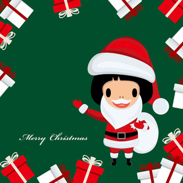 Santa Claus girl