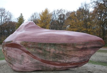 Felsbrocken im global stone