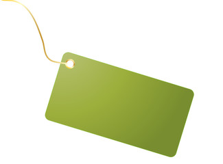 Green Label isolated