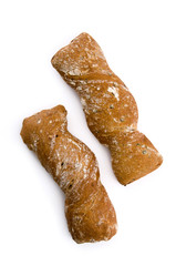 Ciabatta mit schwarzen Oliven