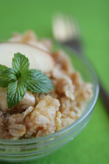 Apple crumble