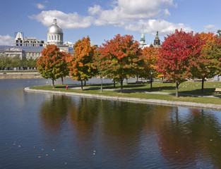 Old Montreal in autumn