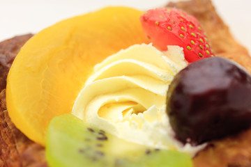 スイーツのアップ