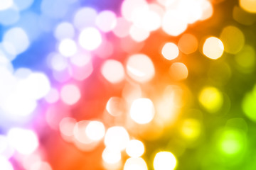 Colorful abstract bokeh blur Background