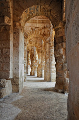 Passage in ancient Roman Amphitheater