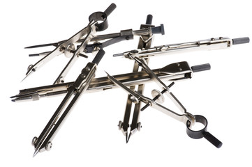 drafting tool on white close up